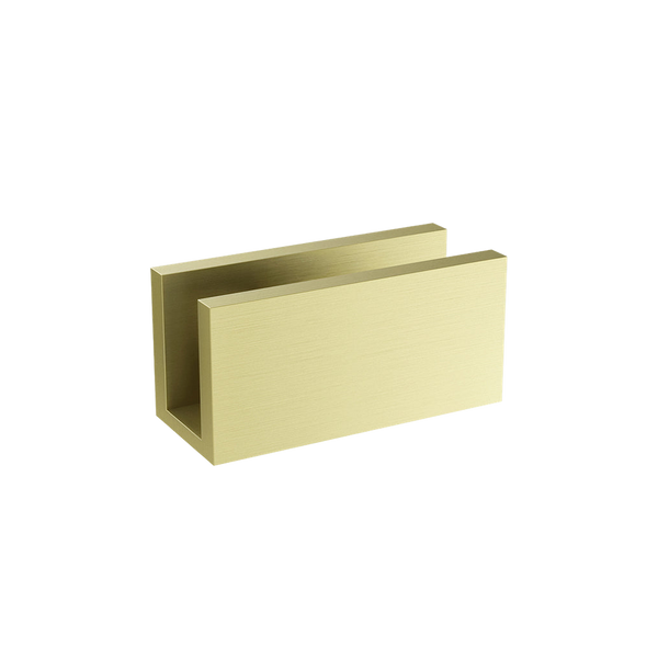 Meir Glass Fixing U Bracket Tiger Bronze