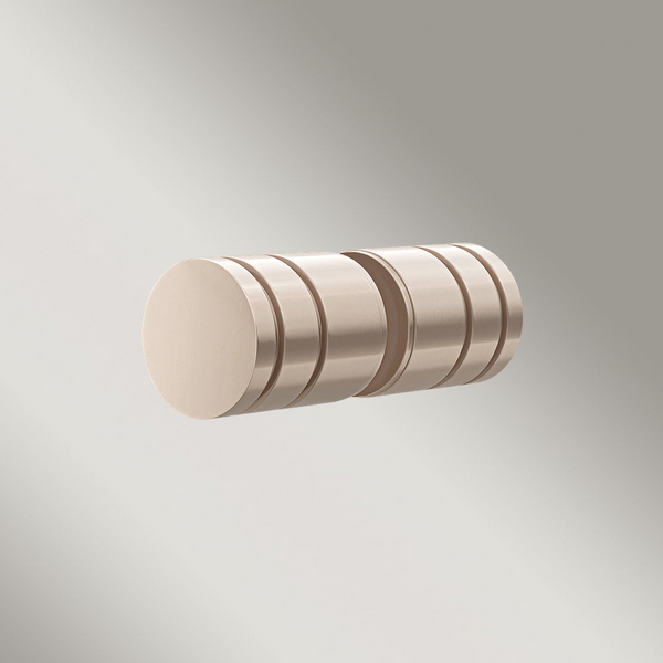 Meir Shower Door Round Handle Champagne