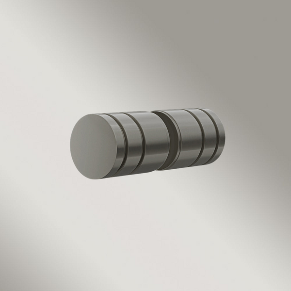 Meir Shower Door Round Handle Shadow Gunmetal