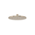 Meir Round Shower Rose 200mm Champagne