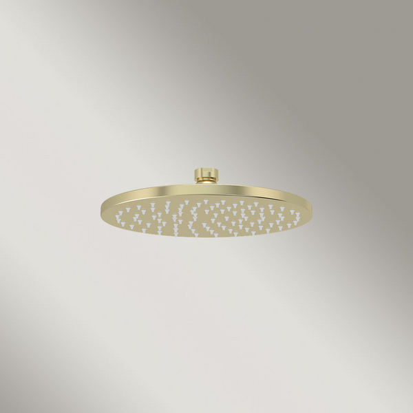 Meir Round Shower Rose 200mm Tiger Bronze