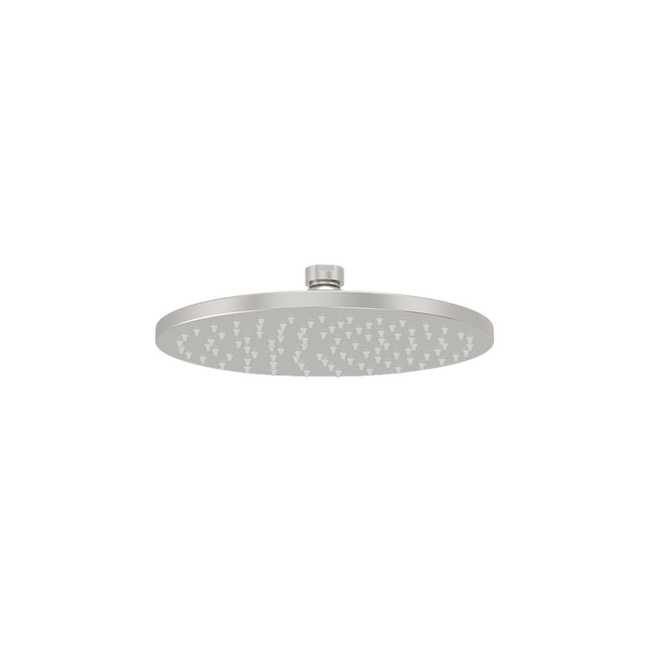 Meir Round Shower Rose 200mm Brushed Nickel