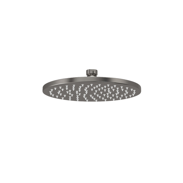 Meir Round Shower Rose 200mm Shadow Gunmetal