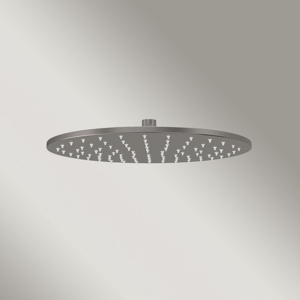 Meir Round Shower Rose 300mm Shadow Gunmetal