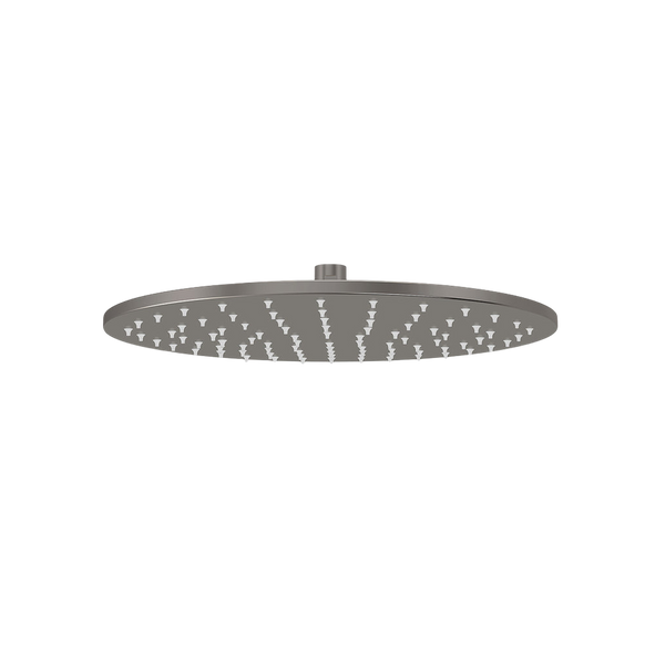 Meir Round Shower Rose 300mm Shadow Gunmetal