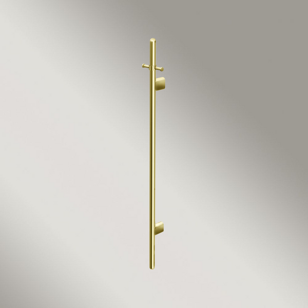 Meir Heated Vertical Towel Rail Tiger Bronze