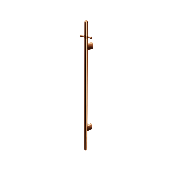 Meir Heated Vertical Towel Rail Lustre Bronze