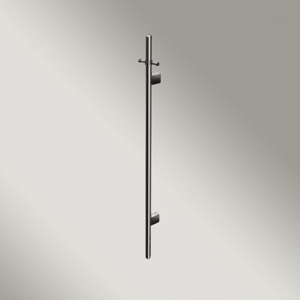 Meir Heated Vertical Towel Rail Shadow Gunmetal