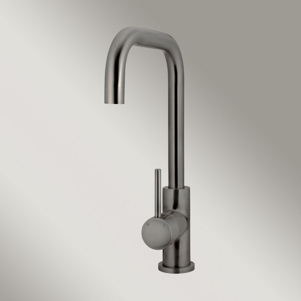 Meir Round Kitchen Mixer Tap Shadow Gunmetal