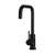 Meir Round Kitchen Mixer Tap Matte Black