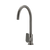 Meir Round Paddle Gooseneck Kitchen Mixer Tap Shadow Gunmetal