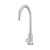 Meir Round Pinless Gooseneck Kitchen Mixer Tap Polished Chrome