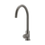 Meir Round Pinless Gooseneck Kitchen Mixer Tap Shadow Gunmetal