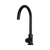 Meir Round Pinless Gooseneck Kitchen Mixer Tap Matte Black