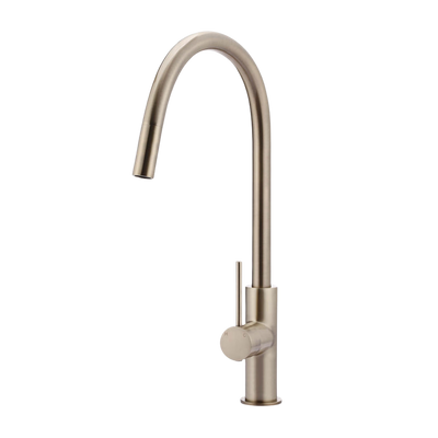 Meir Piccola Pull Out Kitchen Mixer Tap Champagne