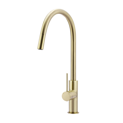 Meir Piccola Pull Out Kitchen Mixer Tap Tiger Bronze