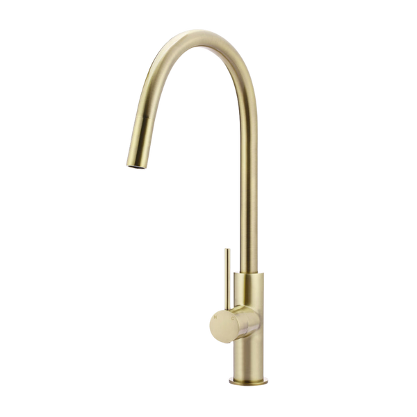 Meir Piccola Pull Out Kitchen Mixer Tap Tiger Bronze
