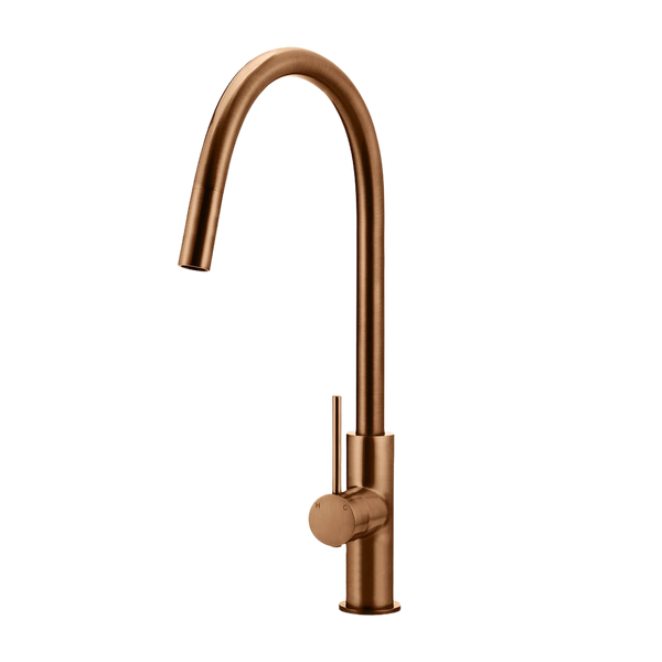 Meir Piccola Pull Out Kitchen Mixer Tap Lustre Bronze