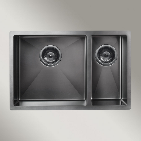 Meir Kitchen Sink One And Half Bowl 670 X 440 Shadow Gunmetal