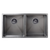 Meir Kitchen Sink Double Bowl 860 X 440 Shadow Gunmetal