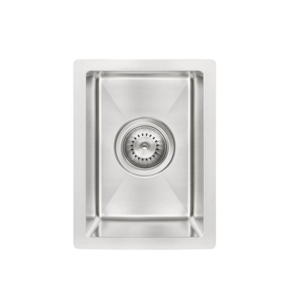 Meir Bar Sink Single Bowl 382 X 272 Brushed Nickel