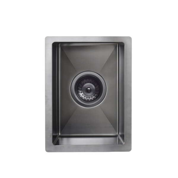 Meir Bar Sink Single Bowl 382 X 272 Shadow Gunmetal