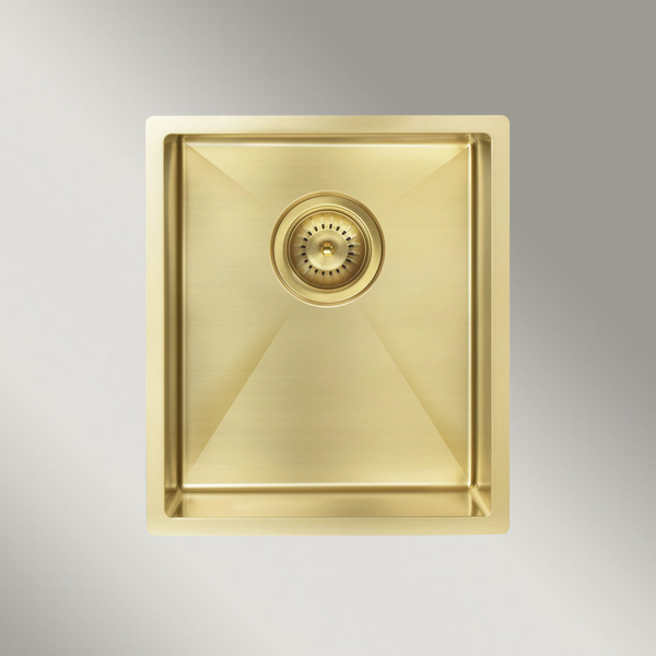 Meir Kitchen Sink Single Bowl 380 X 440 Tiger Bronze