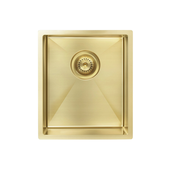 Meir Kitchen Sink Single Bowl 380 X 440 Tiger Bronze