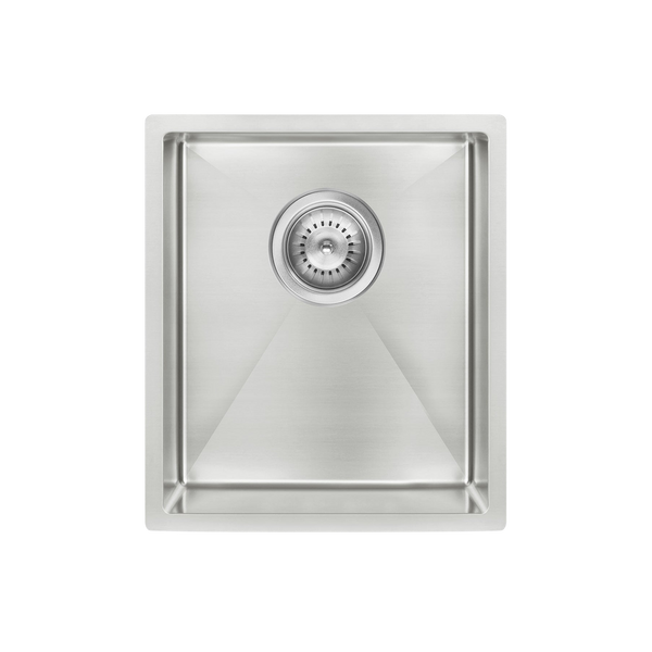 Meir Kitchen Sink Single Bowl 380 X 440 Brushed Nickel