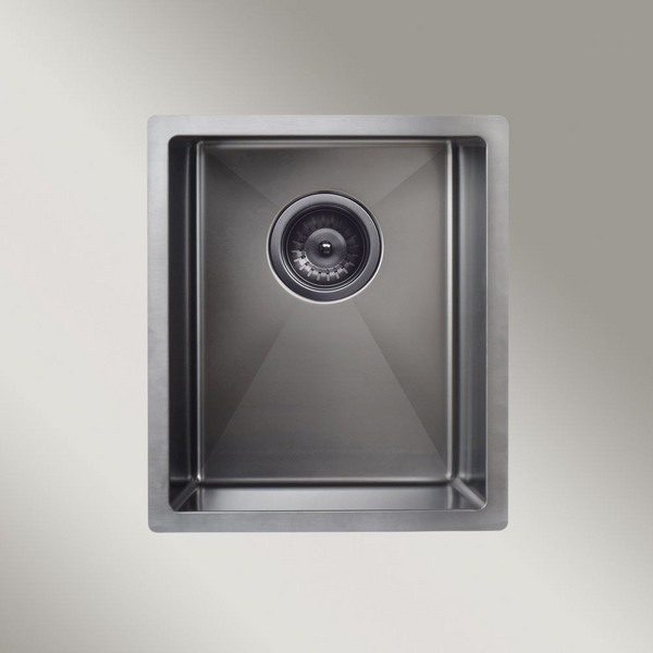 Meir Kitchen Sink Single Bowl 380 X 440 Shadow Gunmetal