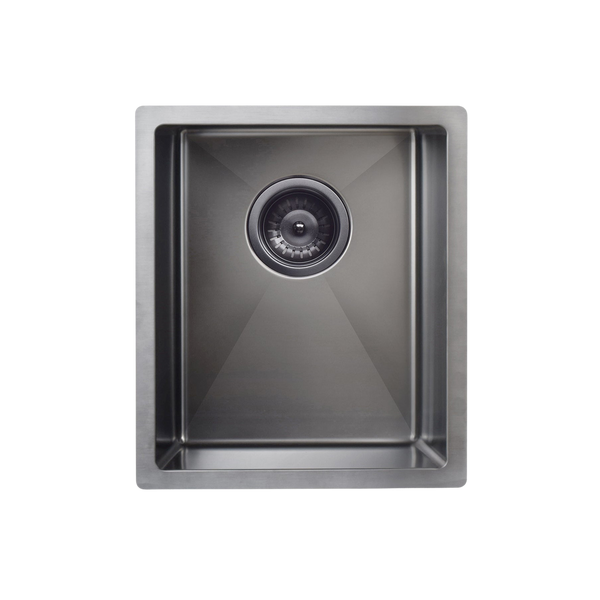 Meir Kitchen Sink Single Bowl 380 X 440 Shadow Gunmetal