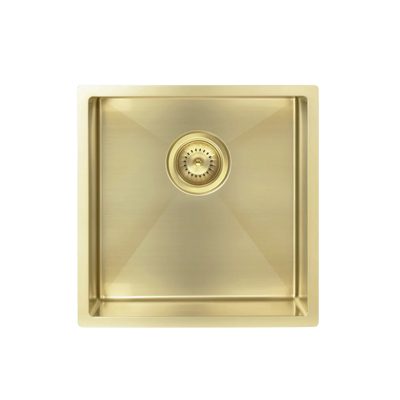 Meir Kitchen Sink Single Bowl 450 X 450 Tiger Bronze