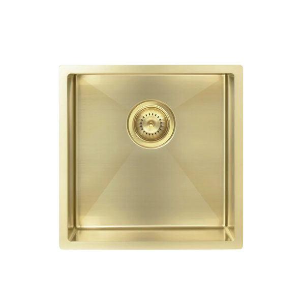 Meir Kitchen Sink Single Bowl 450 X 450 Tiger Bronze