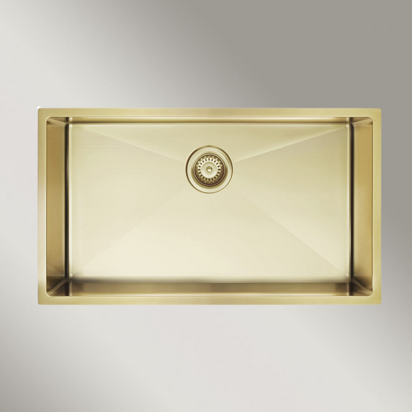 Meir Kitchen Sink Single Bowl 760 X 440 Tiger Bronze