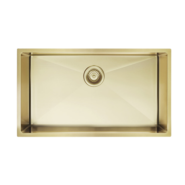 Meir Kitchen Sink Single Bowl 760 X 440 Tiger Bronze