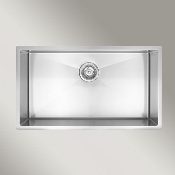 Meir Kitchen Sink Single Bowl 760 X 440 Brushed Nickel