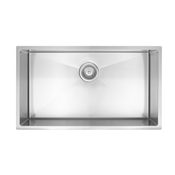 Meir Kitchen Sink Single Bowl 760 X 440 Brushed Nickel