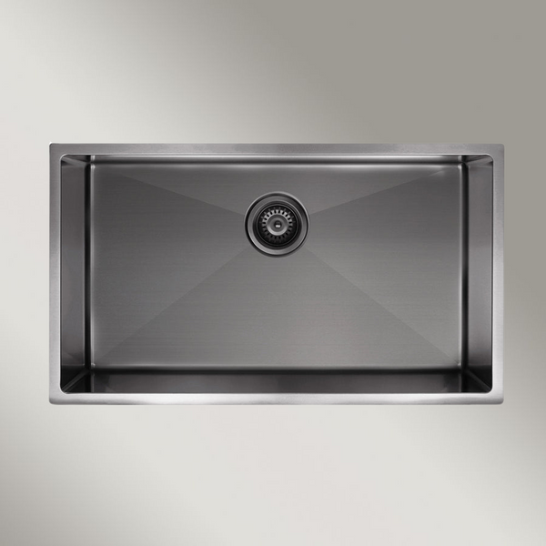 Meir Kitchen Sink Single Bowl 760 X 440 Shadow Gunmetal