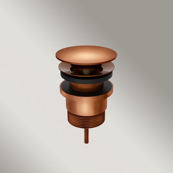 Meir Universal All-In-One Pop Up Waste Basin And Bath Lustre Bronze