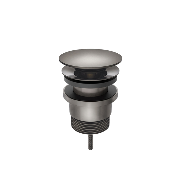 Meir Universal All-In-One Pop Up Waste Basin And Bath Shadow Gunmetal