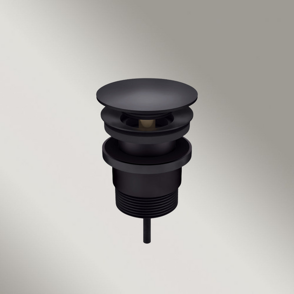Meir Universal All-In-One Pop Up Waste Basin And Bath Matte Black
