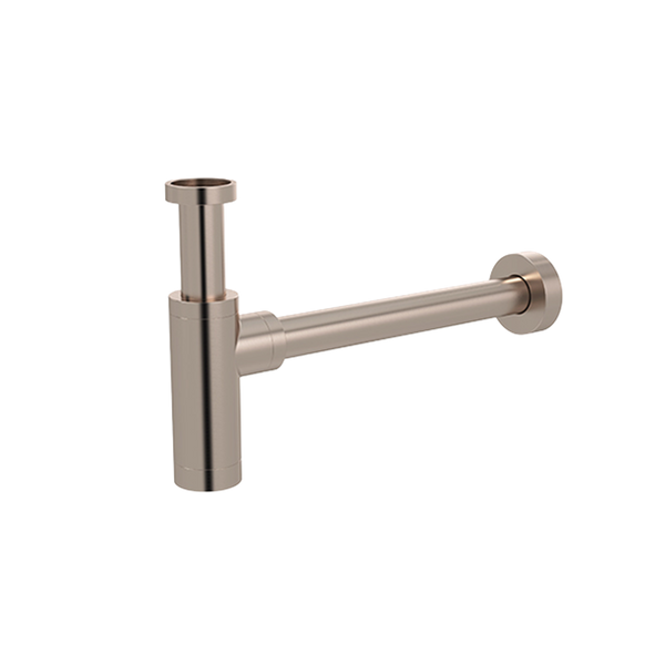 Meir Round Bottle Trap For 32mm Basin Waste And 32mm Waste Pipe With 40mm Adapter Champagne