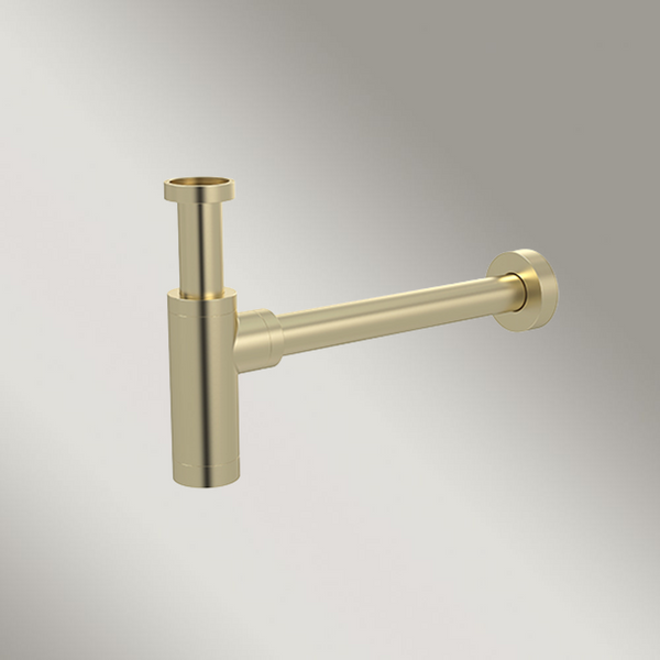 Meir Round Bottle Trap For 32mm Basin Waste And 32mm Waste Pipe With 40mm Adapter Tiger Bronze