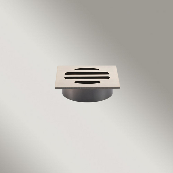 Meir Square Floor Grate Shower Drain 50mm Outlet Champagne