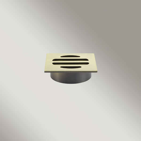Meir Square Floor Grate Shower Drain 50mm Outlet Tiger Bronze