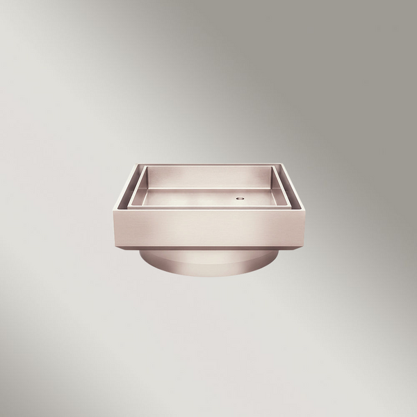 Meir Shower Waste With Tile Insert Champagne