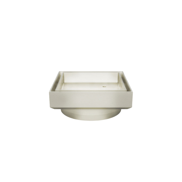 Meir Shower Waste With Tile Insert Brushed Nickel