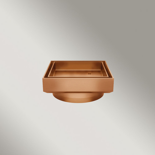 Meir Shower Waste With Tile Insert Lustre Bronze