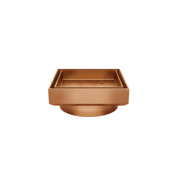 Meir Shower Waste With Tile Insert Lustre Bronze