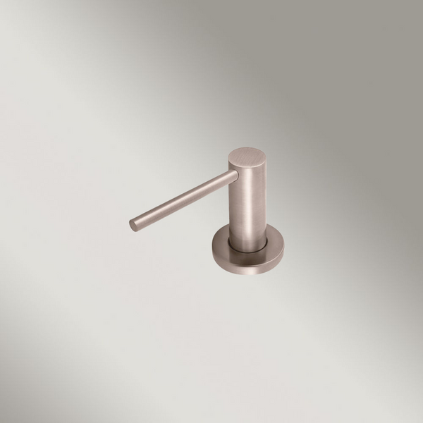 Meir Round Soap Dispenser Champagne